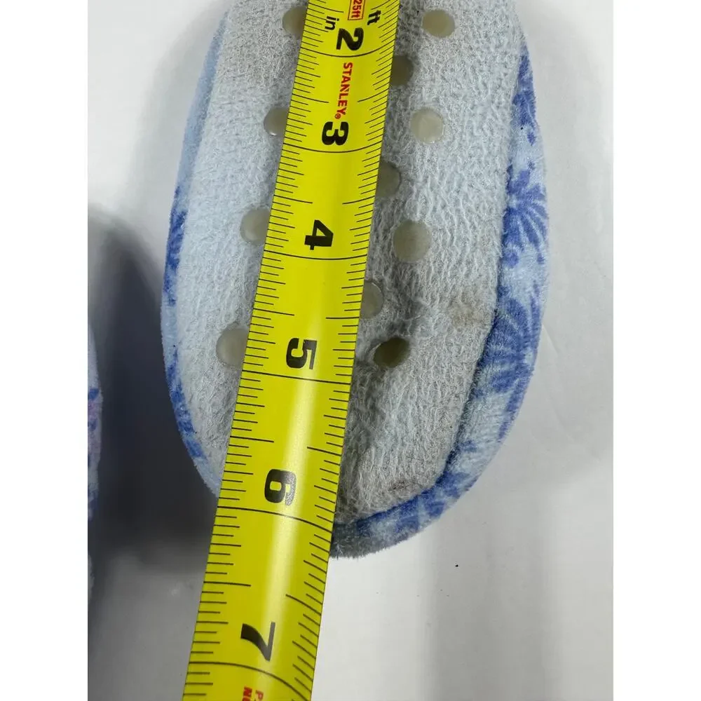 Disney Frozen Elsa Anna Plush Slippers Cozy House Shoes Toddler Size 5–6